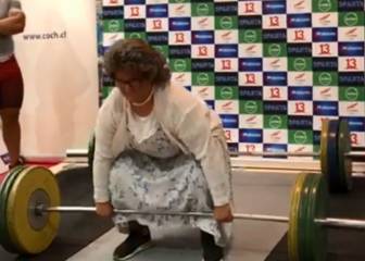 La divertida imitación de María Fernanda Valdés con las pesas
