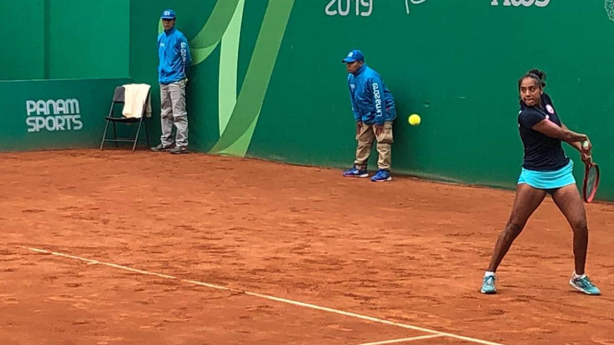 Daniela Seguel lucho palmo a palmo contra Caroline Dolehide en cuartos de final, pero terminó cediendo ante la fuerza de la americana y cayó por 7-5 y 7-6.
