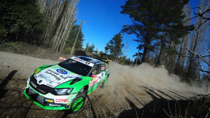 El piloto del equipo CB Tech Rally by Skoda se quedó con 4 de las siete especiales, durante la primera jornada del rally en la Región de Ñuble.
