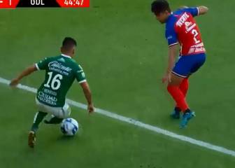 La milimétrica asistencia de Meneses en triunfo del León