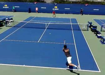 La práctica de Garin frente a ex Top 20 en la previa del US Open