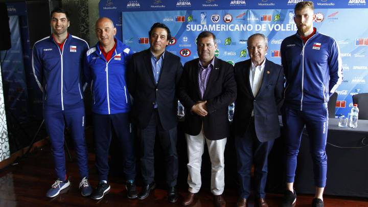 Atletas y autoridades lanzan el Sudamericano de Vóleibol 2019