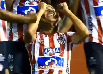 El gol en los descuentos con que Matías volvió en Junior