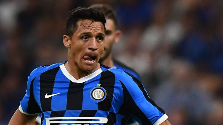 Inter festeja con Alexis