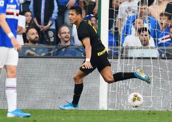 La definición con que Sánchez brilló ante la Sampdoria