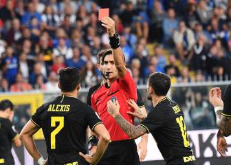 Se confirma la sanción para Alexis tras su roja en Serie A