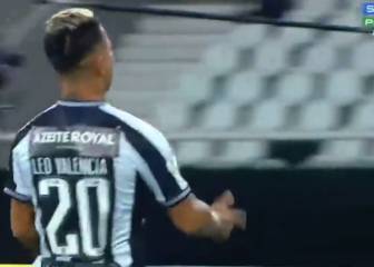 El oportuno gol de Leo Valencia que amargó a Rafa Vaz en Brasil