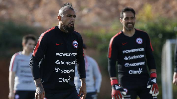 Formación confirmada de Chile ante Colombia, amistoso