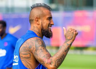 Vidal reveló a qué jugador le 'copió' su tradicional peinado