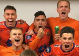 Niklas Castro logró el título y el ascenso en la liga de Noruega