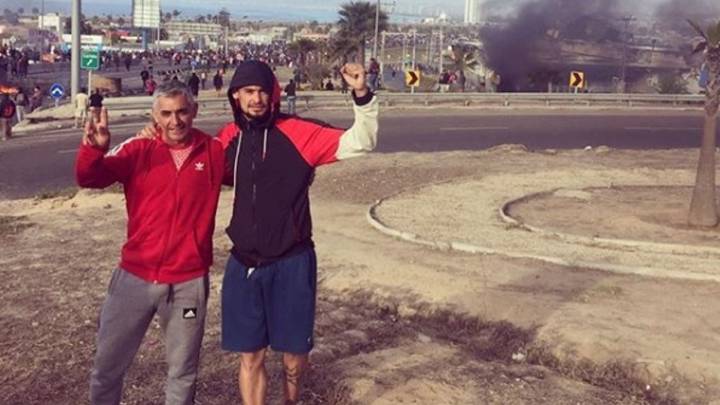 El sentido mensaje de arquero de Coquimbo en las manifestaciones