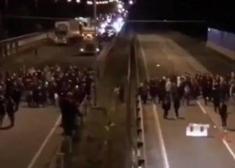 ¡Purranque sorprendió y armó un partido de vóley en plena ruta!