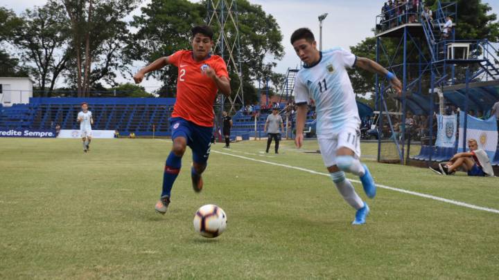 Chile cayó 6-0 ante el cuadro trasandino en su segundo partido del torneo infantil que se disputa estos días en Asunción Paraguay.