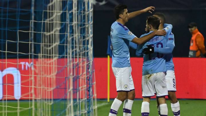 El City goleó a Dinamo Zagreb con Claudio Bravo como titular