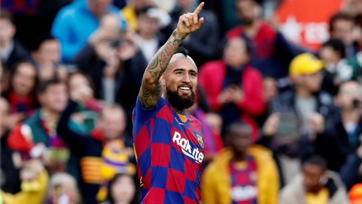 Pese a no ser del todo considerado por Ernesto Valverde, Arturo Vidal totaliza su mejor inicio goleador de temporada desde su paso por Juventus en Italia.