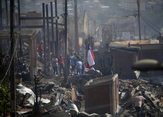La donación de los futbolistas a los damnificados en Valparaíso
