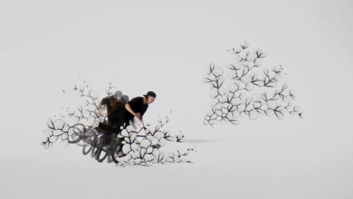 Benjamín Hudson sorprendió con este nuevo proyecto junto a Red Bull en que combina sus habilidades para dibujar con el arte de la bicicleta.