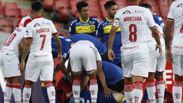 El duro choque que preocupó a todos en el Estadio Nacional