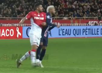 El empujón de Maripán que hizo explotar a Neymar en Francia