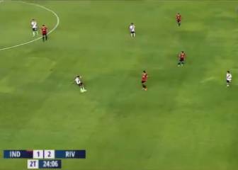 La milimétrica asistencia de Paulo Díaz en el partido ante Independiente