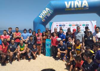 El Rugby Seven de Viña fue lanzado en la Playa del Deporte