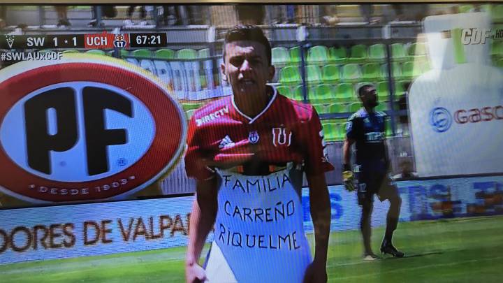El emotivo festejo que Aránguiz le dedicó a Jaime Carreño