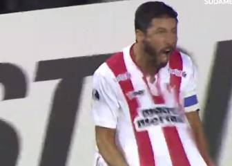 El gran cabezazo del 'Palote' Olivera que hizo avanzar a su equipo en Copa Sudamericana