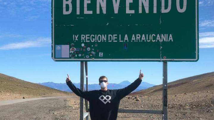 La 'aventura' de figura chilena para volver a casa: "El único en la frontera"