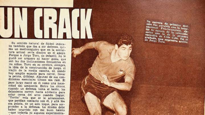 Jorge Toro, el mejor jugador de la Roja en el Mundial de 1962
