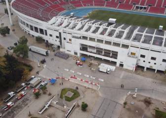 La nueva faceta del Estadio Nacional en medio de la crisis