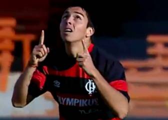 Goles olvidados: Fierro en Flamengo tras pase de Adriano