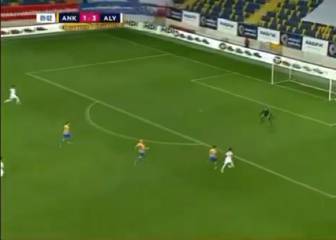 ¡Su gol 90 en Europa! Junior volvió a anotar en el fútbol turco