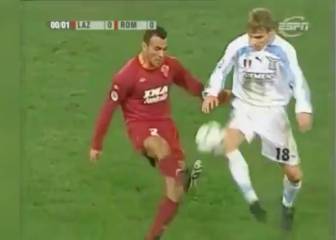 Asombra: el día que Cafú humilló a Pavel Nedvev con un... ¡triple sombrero!