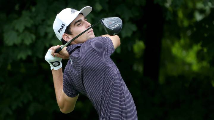 El golfista nacional terminó 2 golpes bajo la cancha luego de obtener 4 birdies y 2 bogeys, con lo que finalizó el primer día en el octavo puesto.