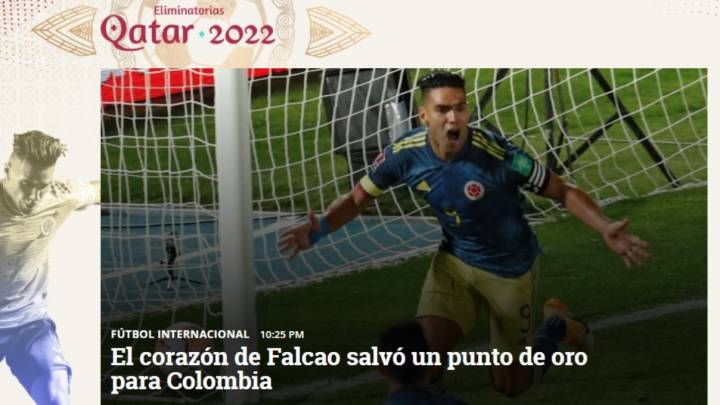 "El Tigre rugió": la figura que destacó la prensa colombiana tras el empate en Chile