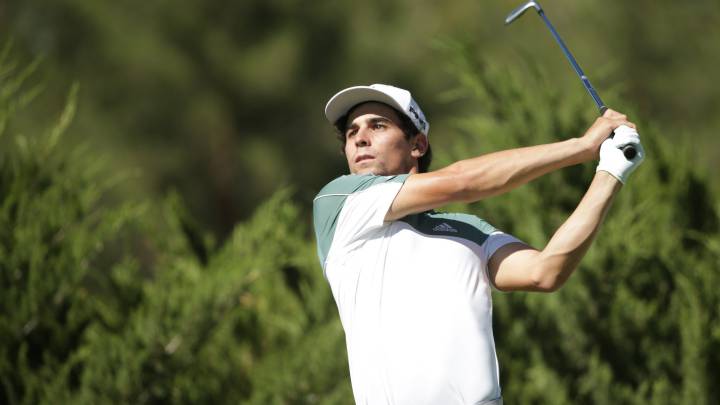 El chileno comenzó su participación con tres birdies, un bogey y un doble bogey, que lo hicieron quedar al par de la cancha tras la primera jornada.