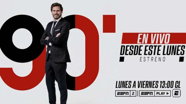 Toda la actualidad futbolística, junto al reconocido periodista y relator argentino, a partir de este lunes 26 a las 13:00 horas en vivo por ESPN2, ESPN Play & ESPN App.