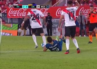 El penal que hizo Díaz en River y que anotó un ex Colo Colo