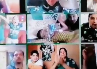 La bella celebración de un hincha de Wanderers que se hizo viral