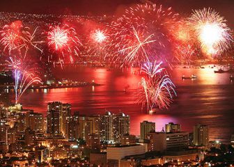 Suspenden fuegos artificiales de Año Nuevo en Valparaíso y Viña del Mar