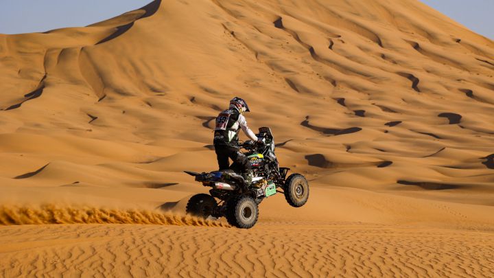 Enrico es líder general en quads y Quintanilla lo pasa mal