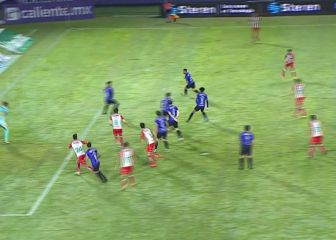¡Golazo! Juan Delgado se lució en el reinicio de la liga mexicana