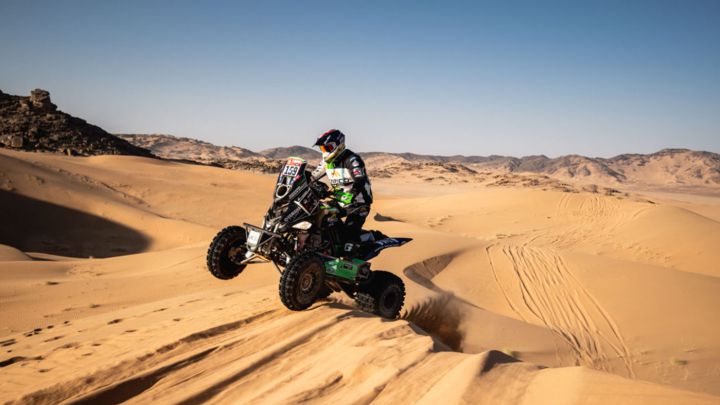 Giovanni Enrico a una etapa de conseguir podio en Dakar 2021