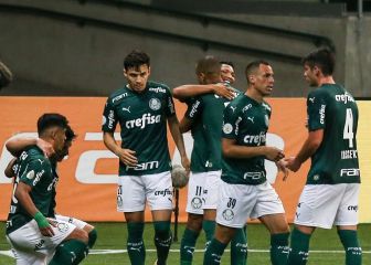Kuscevic brilló en la goleada de Palmeiras en el clásico paulista