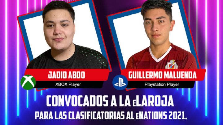La selección chilena de fútbol virtual compuesta por Guillermo Maluenda (PS4) y Jadid Abdo (XboxOne) buscará la clasificación a la FIFAe Nations Cup 2021, la copa del mundo de los eSports.