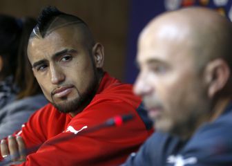 Vidal le responde a Sampaoli