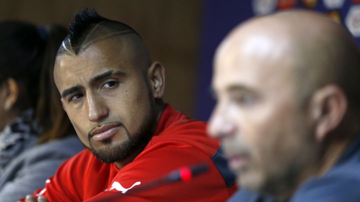 Vidal le responde a Sampaoli