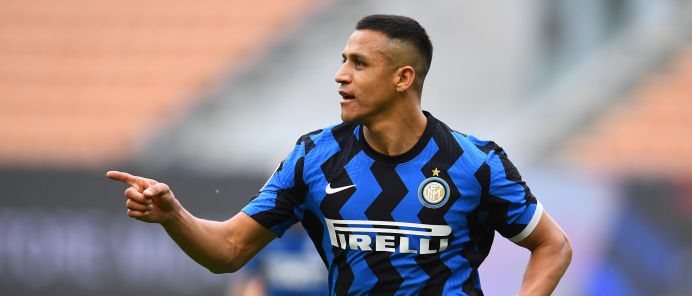 Alexis festeja el Scudetto con un doblete ante la Sampdoria