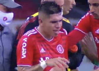 Carlos Palacios sufre en Brasil