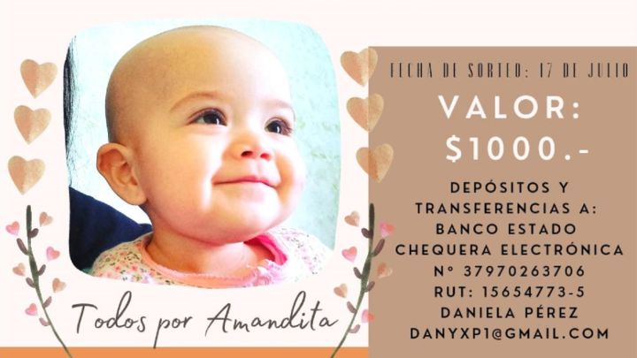 “Todos por Amandita”, la campaña que une al fútbol nacional